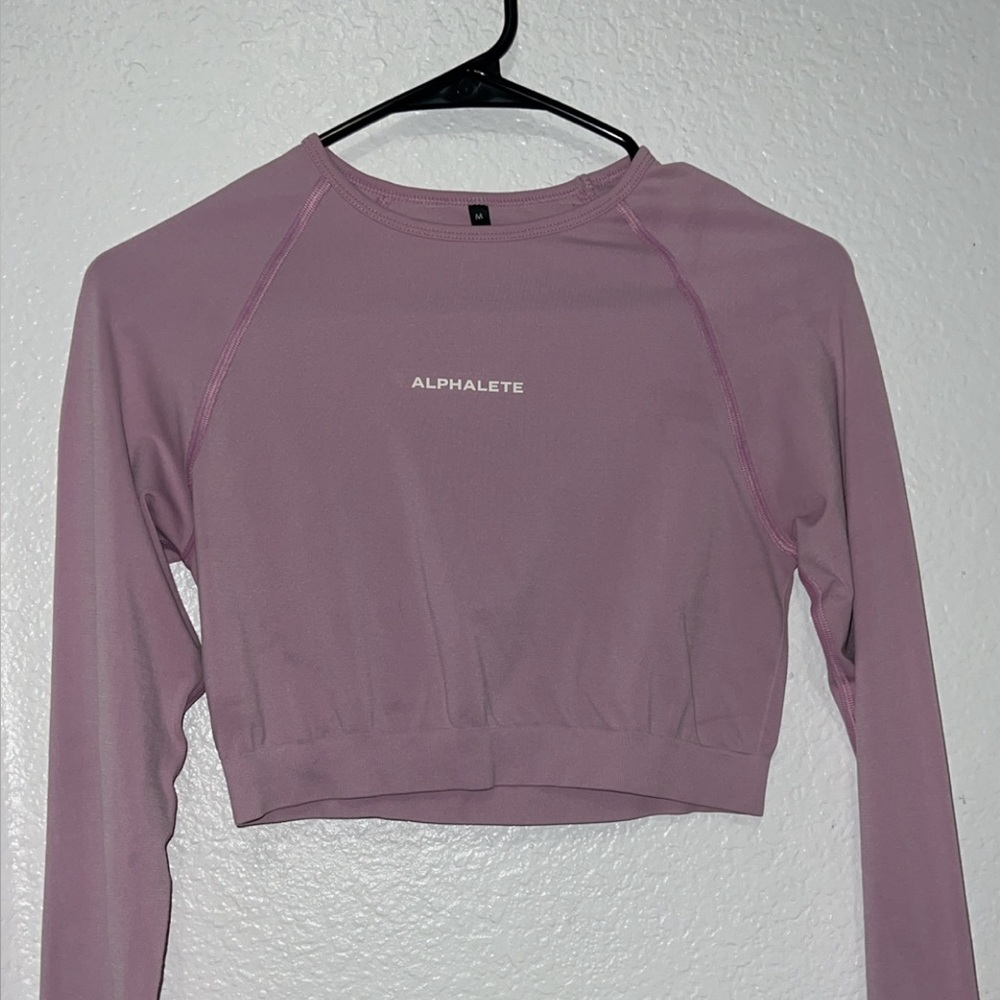 Alphalete Women's Purple Long Sleeve Top